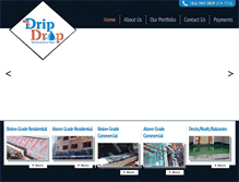 Tablet Screenshot of dripdropinc.com